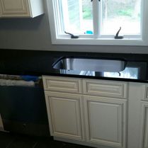 LSC Marble & Granite Black Granite Counter Top