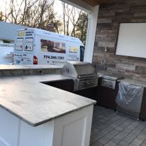 Outdoor Kitchen Construction